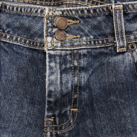 American Eagle flare leg cropped jeans - Picture 3 of 4